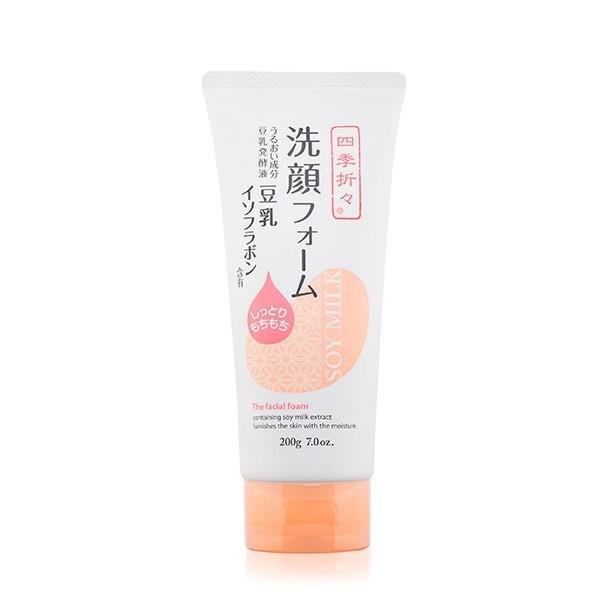 KUMANO COSME Shikioriori Soy Milk Isoflavone Facial Cleansing Foam 200g